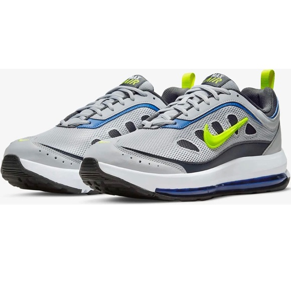 NEW IN BOX Nike "Air Max AP (CU4826-009) Wolf Grey/Lemon Venom, Size: 9.5 - Picture 2 of 8